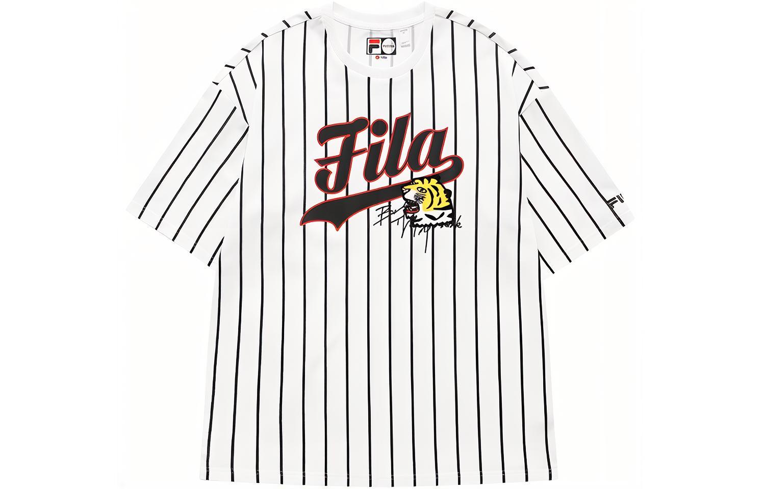 FILA FUSION Футболка мужская стандартная белая, Белый, FILA FUSION Футболка мужская стандартная белая